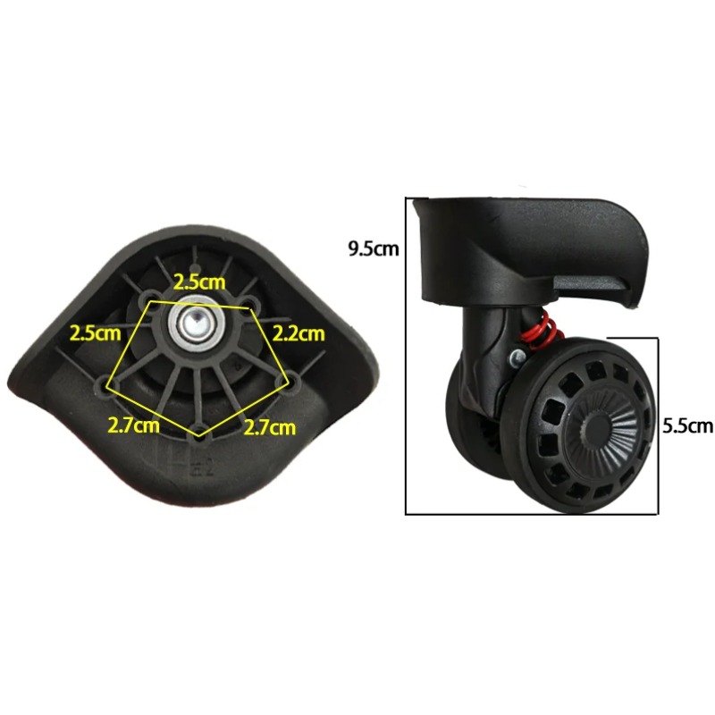 Silent Replacement Luggage Wheels - Luggage Wheel Replacement Trolley Case Universal