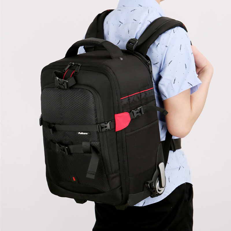 Vnelstyle Professional DSLR Ca - Foldable Rolling Luggage Bag recension och pris