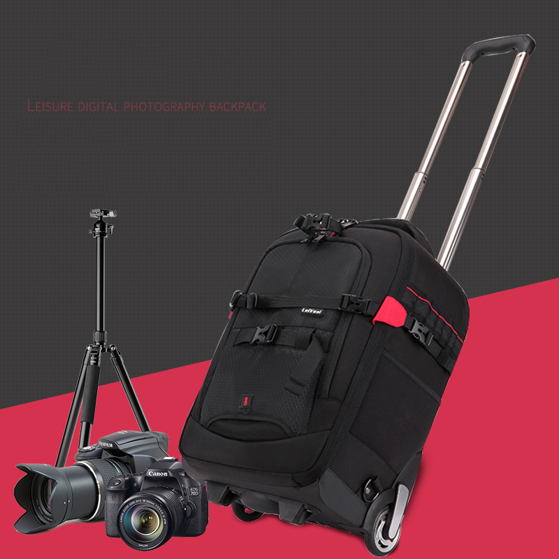 Vnelstyle Professional DSLR Ca - Foldable Rolling Luggage Bag recension och pris